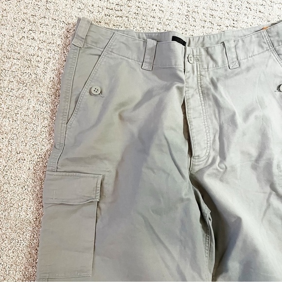 Express Structure Mens Cargo Short Sz 36W Gray Hiking Outdoor Pockets Travel - Picture 4 of 9
